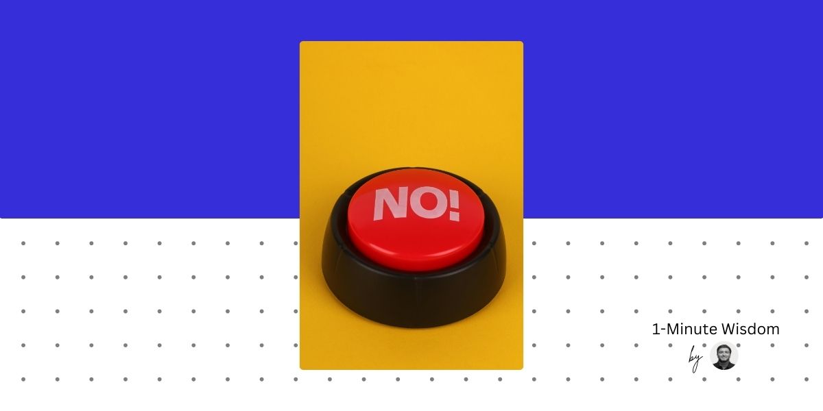 Ways to Saying No