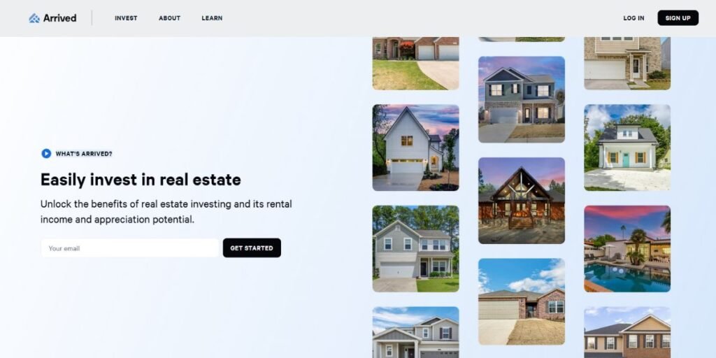 Arrived website Arrived website