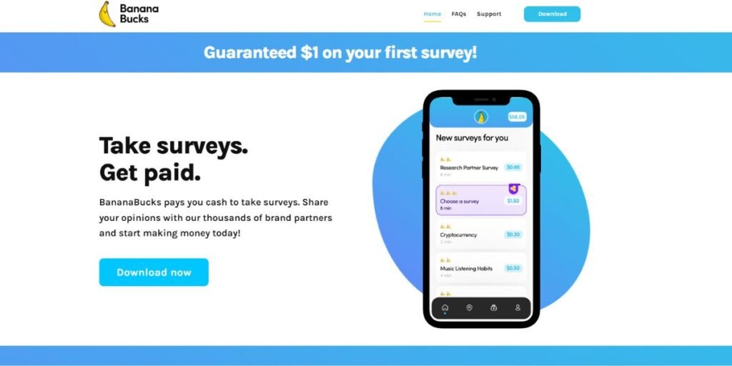 BananaBucks website BananaBucks website