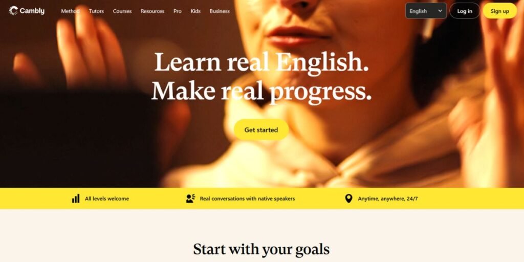 Cambly website Cambly website