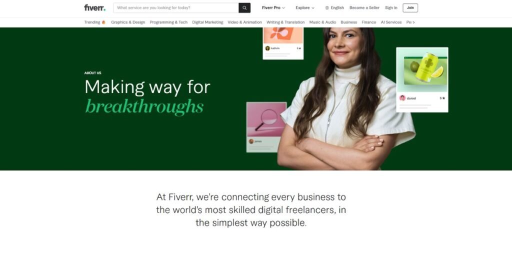 Fiverr website Fiverr website