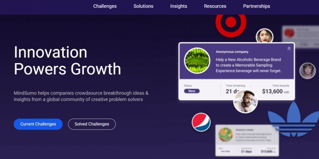 MindSumo website MindSumo website