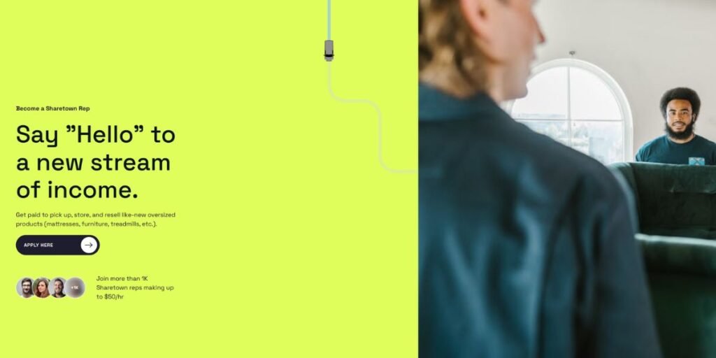 Sharetown website Sharetown website